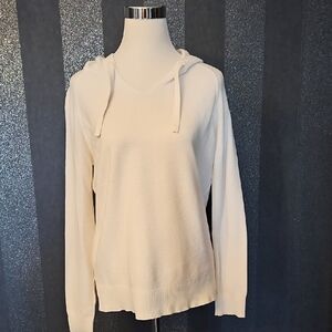 Banana republic gently used Cream Knit Hoodie